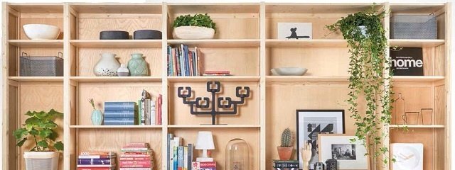 Lundia Nord Holzregal, Möbel aus Massivholz, Schiebetür auf Maß!